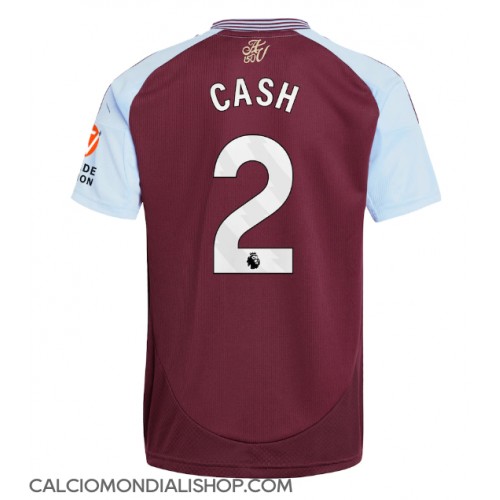 Maglie da calcio Aston Villa Matty Cash #2 Prima Maglia 2024-25 Manica Corta